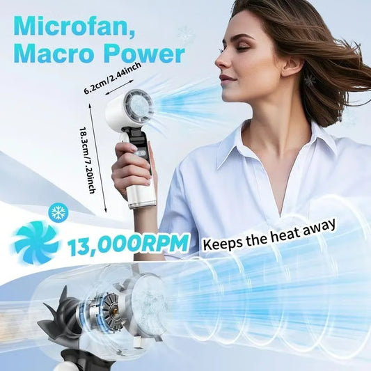 Buy 2 Free Shipping✨2025 Hot Sale⌛❄️Mini cool handheld powerful fan