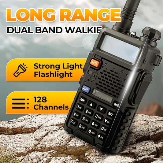 🔥Hot Sale 49% OFF🔥📡 UV-5R Ham Radio Long Range UV5R Two Way Radio Dual Band Walkie