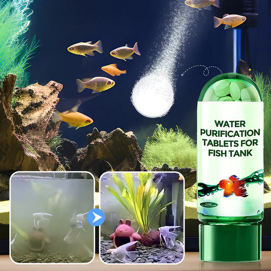 ⏰Last Day Hot Sale!!⌛💥Hot sale 50% OFF♻️💧Powerful Aquarium Water Purification Tablet