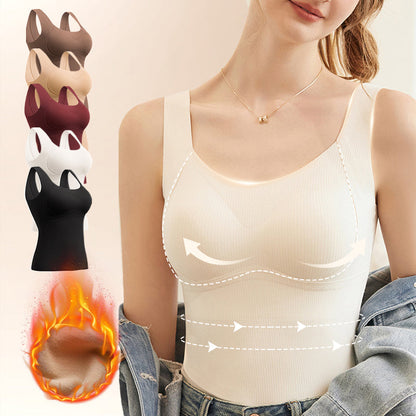 🎁Winter Hot Sale 50% OFF😍Thickened Warm Tank Top with Shelf Bra
