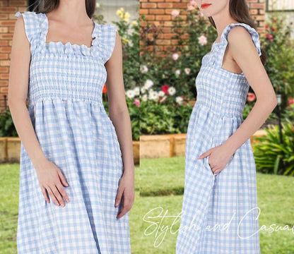 🎉【💥Final 3-hour Preferential Deal 💥】BUY 2 SAVE 15%🎁💃Women's Vintage Plaid Clashing Dresses