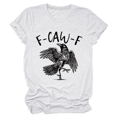 🔥Surprise Price: Only £9.99!!🔥Humorous Crow Graphic T-Shirt – Say It With a Caw!🖤🐦‍⬛