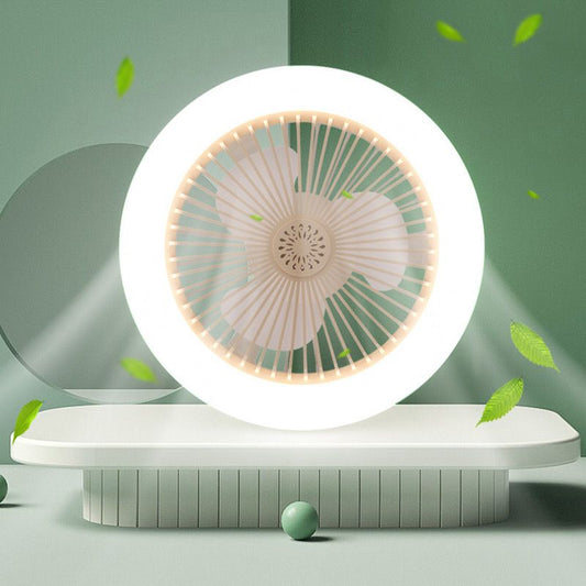 ☀️Summer Picks -🍃Pousbo® 2-in-1 Aromatherapy LED Fan Lamp🌟🏠
