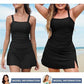🌞Free Shipping🏖️Women Vintage Tummy Control Two Piece Tankini Swimsuits