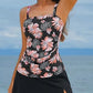 🌞Free Shipping🏖️Women Vintage Tummy Control Two Piece Tankini Swimsuits