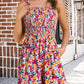 ⏰Hot Sale 49% Off💃Women's Summer Square Neck Sleeveless Loose Casual Short Smocked Romper✨