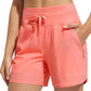 🌞Summer Essentials 60% OFF❄️Women's 5" Swim Board Shorts High Waisted Quick Dry Swimsuit Swimming Bottoms