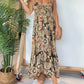BUY 2 FREE SHIPPING✈️🌸LAST DAY PROMOTION - 50%OFF🌸Women’s Sexy Spaghetti Strap Floral Print Long Dress