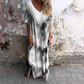 Lastday! Hurry up！！💥💥Buy 2 free shipping✈️（get 10 % OFF🎁）Tie-dye V-neck Long Comfortable Dress