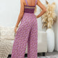 🔥Buy 2 get extra 10% off 🎁📣Womens Overalls Casual Floral Print Sleeveless Jumpsuit with Pockets