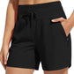 🌞Summer Essentials 60% OFF❄️Women's 5" Swim Board Shorts High Waisted Quick Dry Swimsuit Swimming Bottoms