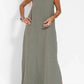 💥Lastday! Hurry up！！💥BUY 2 SAVE 15%🎁Women's Casual Solid Color Halter Sleeveless Linen Dress