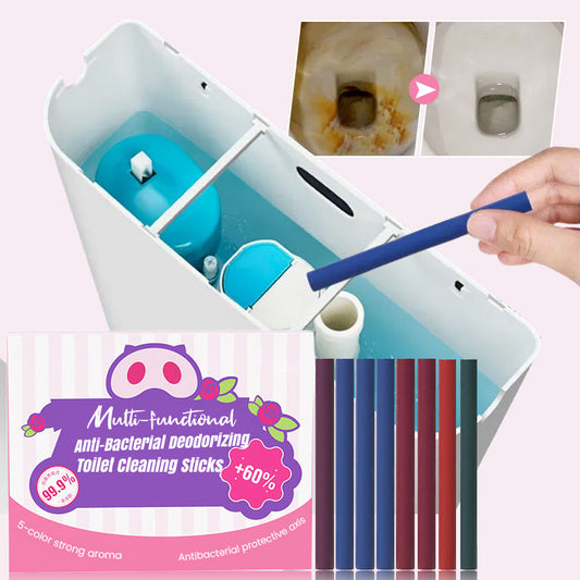 ⏰Last Day Hot Sale!!⌛✨Multi-functional Anti-Bacterial Deodorizing Toilet Cleaning Sticks🌈