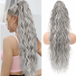 ⏰Last Day Hot Sale!!⌛💜Curly Wavy Frizzy Hair Extension with Ponytail🔥