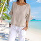 BUY 2 FREE SHIPPING✈️💖Limited-time offer 49% OFF💖Loose fit cotton linen summer top