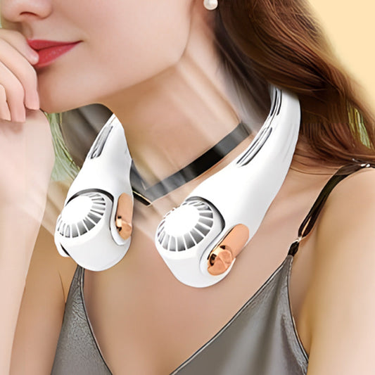 ⏰Last Day Hot Sale ￡13.99!!⌛Low Noise Neck Fan；Let You Cool Down for A Summer💧✨
