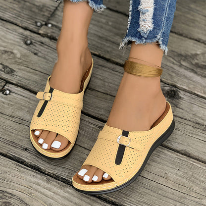 🔥Women's Comfortable Soft Sole Open Toe Beach Sandals✨