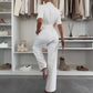 🎉🛍️Summer New Arrivals👗Women’s Button-Down Jumpsuit with Waist Tie
