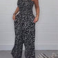 💖LAST DAY SALE 50% OFF💖Women's Stylish Leopard Print Loose Jumpsuit