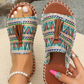 【💥Final 3-hour Preferential Deal 💥】✨Women's Boho Print Slide Sandals-It's not just about beauty, it's about confidence🥰