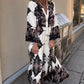 ⏰Last Day Hot Sale!!⌛🌸Women's Elegant Printed Loose Flowy Dresses
