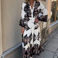 ⏰Last Day Hot Sale!!⌛🌸Women's Elegant Printed Loose Flowy Dresses