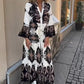 ⏰Last Day Hot Sale!!⌛🌸Women's Elegant Printed Loose Flowy Dresses