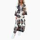 ⏰Last Day Hot Sale!!⌛🌸Women's Elegant Printed Loose Flowy Dresses
