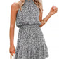 ⏰Hot Sale 50% Off🔥Buy 2 get extra 15% off💃2025 New Summer Halter Neck Pleated A Line Dress
