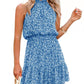 ⏰Hot Sale 50% Off🔥Buy 2 get extra 15% off💃2025 New Summer Halter Neck Pleated A Line Dress