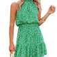 ⏰Hot Sale 50% Off🔥Buy 2 get extra 15% off💃2025 New Summer Halter Neck Pleated A Line Dress