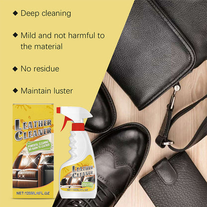🔥Professional Leather Cleaner & Restorer - Deep Cleaning Kit for Couches, Bags & Car Seats