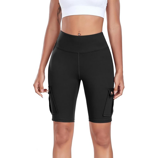 FREE SHIPPING✈️⏰Last Day Hot Sale!!⌛👖Ladies' High Waisted Stretch Cycling Shorts🍑