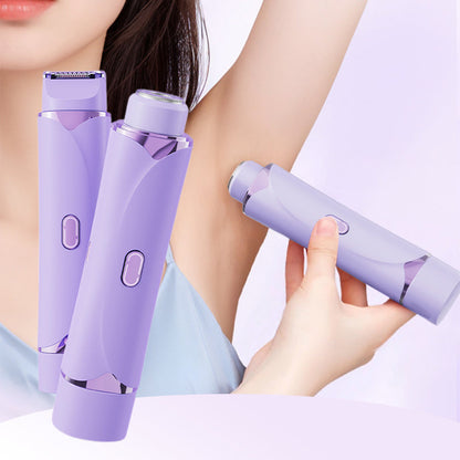 【💥Final 3-hour Preferential Deal 💥】BUY 2 FREE SHIPPING✈️🌟Women's Electric 2-in-1 Dual Head Hair Trimmer🔥