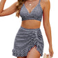 【💥Final 3-hour Preferential Deal 💥】👙2025 New Type 49% OFF💥High Waisted Bikini Sets Women's Tummy Control Gingham