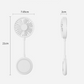 ⏰Last Day Hot Sale!!⌛FREE SHIPPING✈️✨Summer Essentials Hot Sale❄️Portable Magnetic Fan with Adjustable Ring Stand