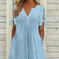 ⏰Last Day Sale 49% Off💃BUY 2 FREE SHIPPING✈️Women's Elegant V-Neck Hollow-Out Solid Dress