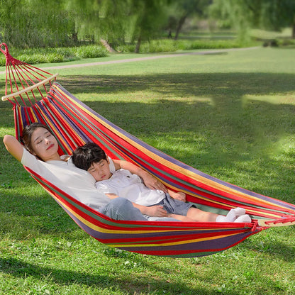 ⏰Last Day Hot Sale!!⌛FREE SHIPPING✈️✨LIMITED SALE 50% OFF✨Reinforced & Multi-Person Striped Hammock
