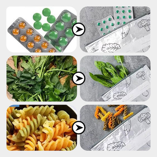 🍗Buy 1 Get 1 Free 🥦Reusable Aluminum Foil Sealable Storage Bags