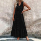 ⏰Last Day Hot Sale!!⌛FREE SHIPPNG✈️Women's Casual V-Neck Sleeveless Ruffled Maxi Dress