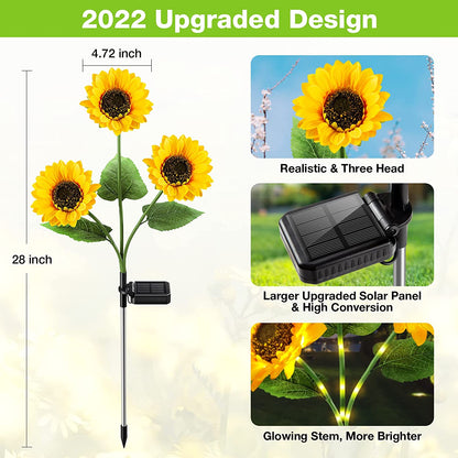 🌻Factory Direct Sales 49% Off !- 🌞Solar LED Sunflower Garden Lights🌻