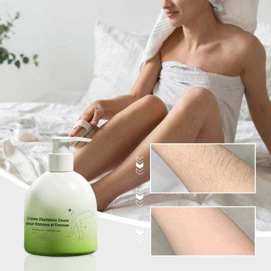 🔥Final 6 Hours 60%OFF🌈250g Gentle Hair Removal Cream for Men and Women, Suitable for Multiple Body Parts💥