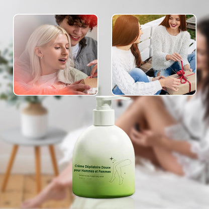 🔥Final 6 Hours 60%OFF🌈250g Gentle Hair Removal Cream for Men and Women, Suitable for Multiple Body Parts💥