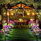 ✨2025 Hot Sale⌛Simulation Azalea Flower Ground Stake Solar Light