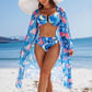 ⏰Last Day Hot Sale!!⌛Women's 3-Piece Bikini Set with Cover-Up
