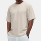 ✨2025 Hot Sale⌛Men's Casual Versatile Textured Crew Neck T-Shirt